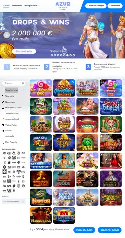 l'application et interface KINBET CASINO